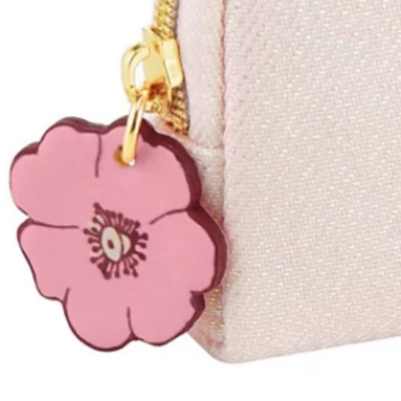 Coach Bag Pink Glitter Mini Coin Purse Wallet Pouch - Picture 3 of 3